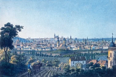 Veduta di Praga da sud